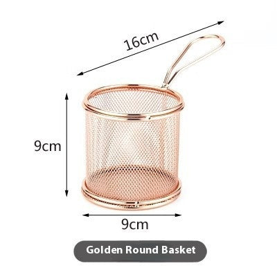 304 Stainless Steel Chips Basket Mini Frying Basket - Nyaabs