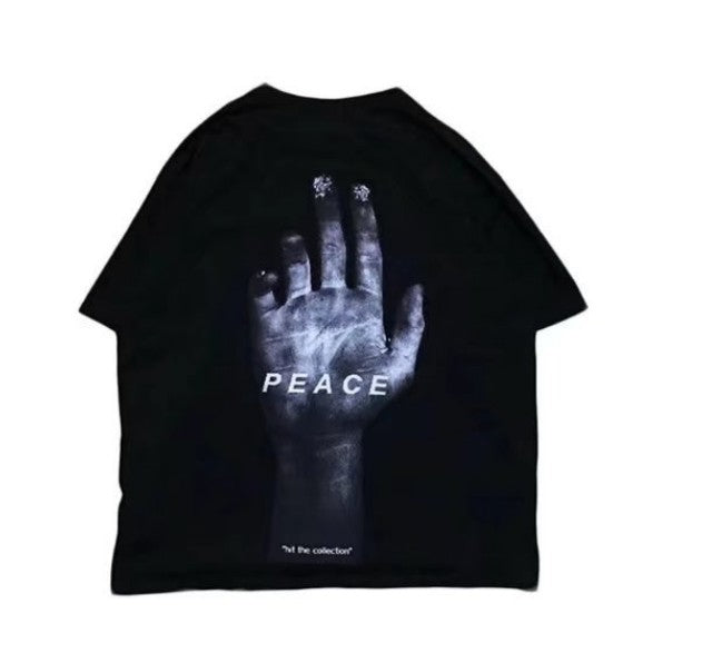 PEACE HAND Half Sleeve T-SHIRT - Nyaabs