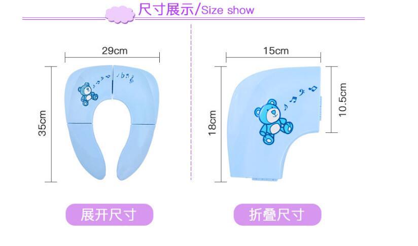 Toilet Seat Folding Toilet Seat for Children - Nyaabs