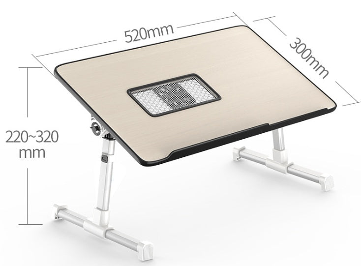 Adjustable Laptop Desk Stand Foldable Notebook Laptop Bed Table Can be Lifted Standing nyaabs.com