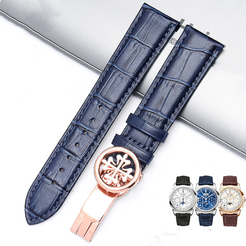 Watch strap with pattern butterfly buckle - Nyaabs