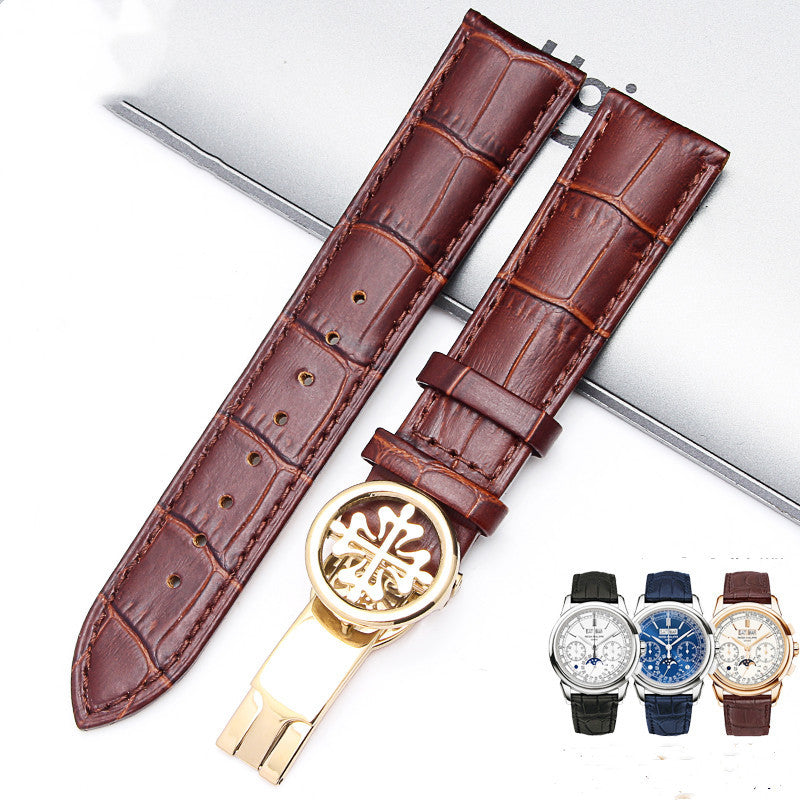 Watch strap with pattern butterfly buckle - Nyaabs