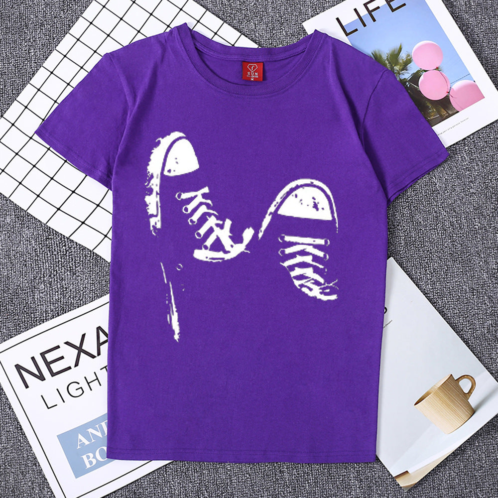 Casual short-sleeved skate T-shirt - Nyaabs