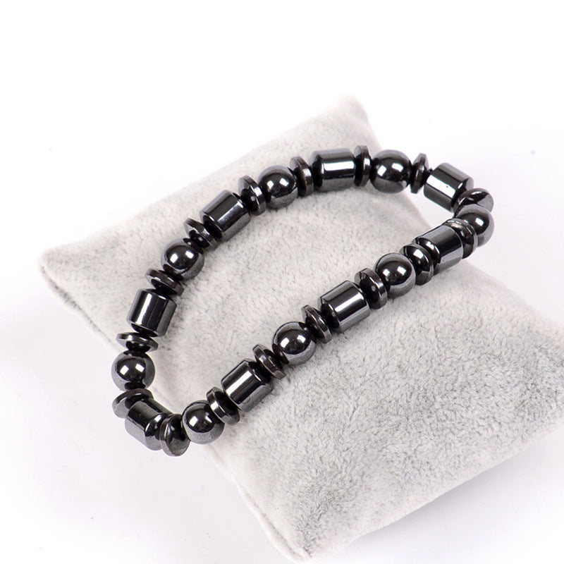 Weight Loss Black Stone Magnetic Therapy Braclet - Nyaabs