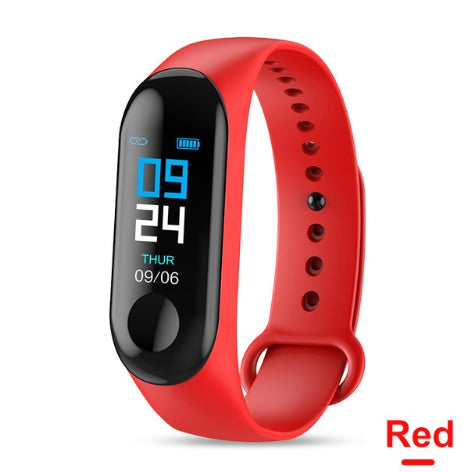 Compatible With , Smart Bracelet Heart Rate And Blood Pressure Exercise Meter Step Information Push Smart Reminder Color Bracelet - Nyaabs