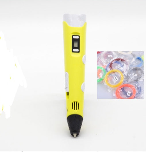 3D print pen 3D pen two generation graffiti 3D stereoscopic paintbrush children puzzle painting toys nyaabs.com