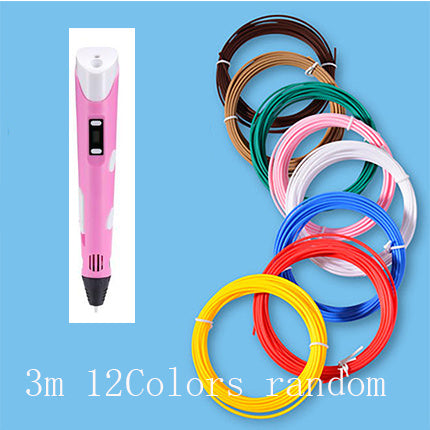 3D print pen 3D pen two generation graffiti 3D stereoscopic paintbrush children puzzle painting toys nyaabs.com