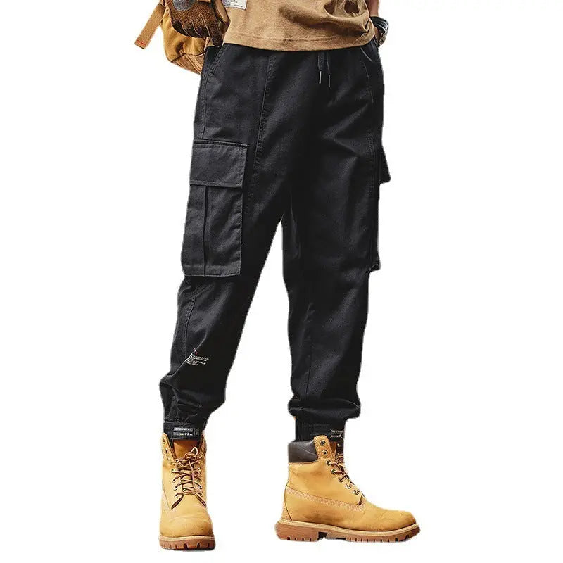 Men's Loose Straight Heavy Heavy Cargo Pants - Nyaabs