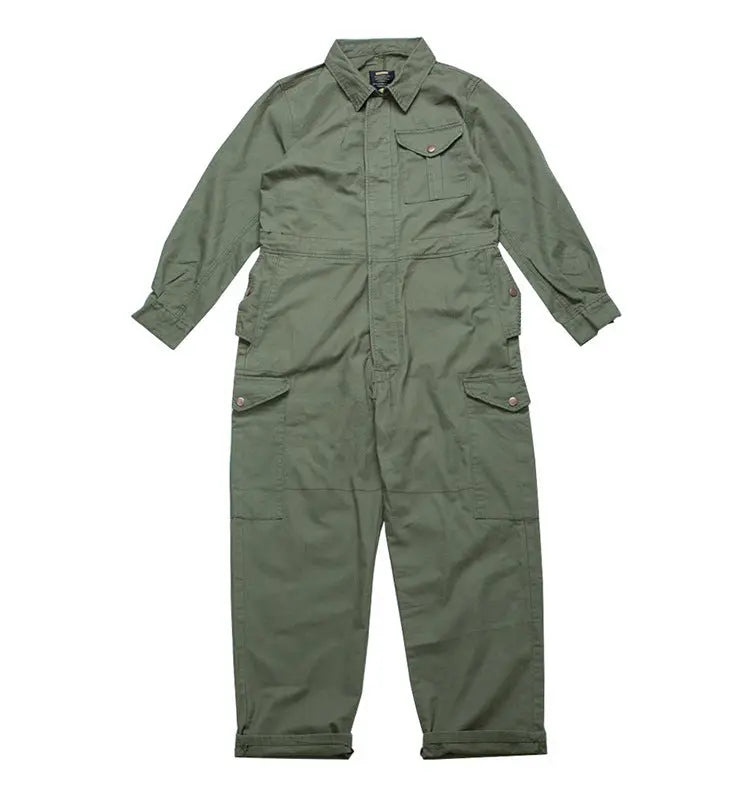 Multi-pocket Workwear Jumpsuit Men's Work Suit - Nyaabs