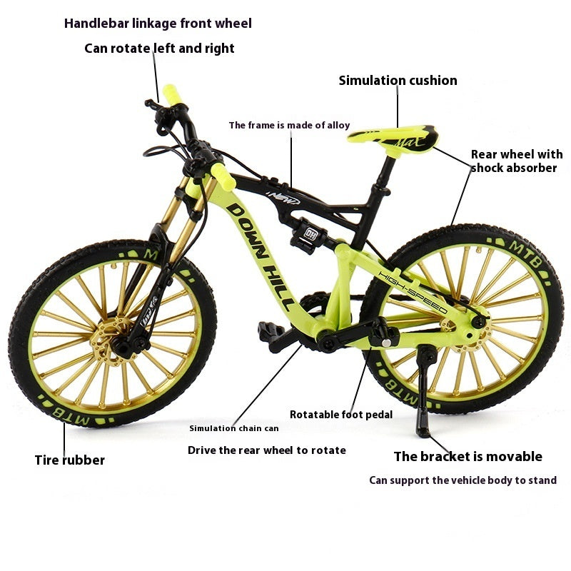 1 To 10 Alloy Speed Reducing Mountain Bike Model Toy - Nyaabs