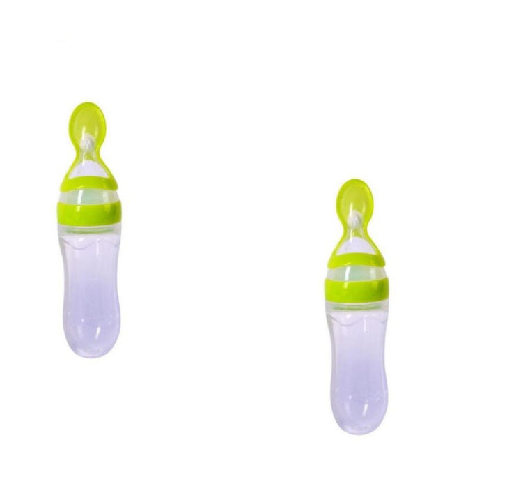 Silicone Training Rice Spoon, Infant Cereal Food Supplement, Safe Feeder - Nyaabs