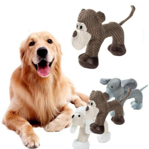 Dog Chew Toys For Small Large Dogs Bite Resistant Dog Squeaky Duck Toys Interactive Squeak Puppy Dog Toy Pets Supplies Pet Products - Nyaabs