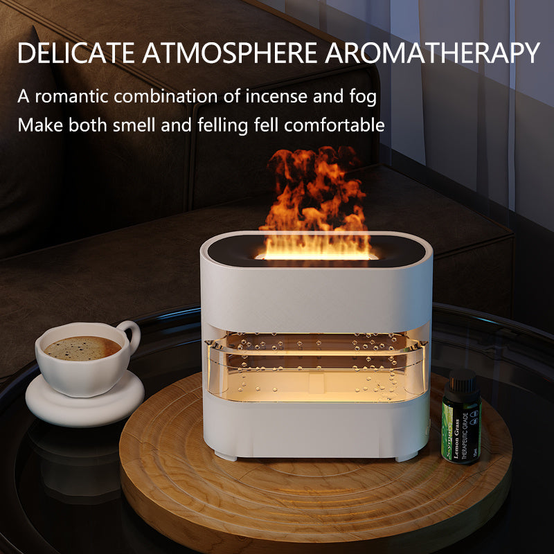 2024 New Products Rain Cloud Fire Humidifier Water Drip Novedades 2024 Rain Water Diffuser Fire Flame Humidifier Aroma Diffuser - Nyaabs