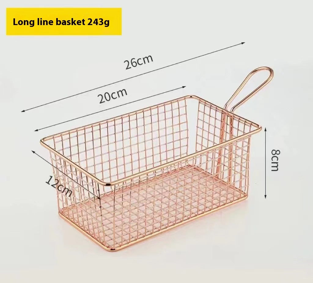 304 Stainless Steel Chips Basket Mini Frying Basket - Nyaabs