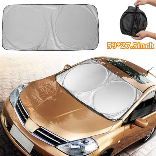 Car Window Sunshade Sun Shade Visor Windshield Cover Auto Car SunShade Anti Snow Ice Windshield Sunshade Car Windshield Sunshade - Nyaabs