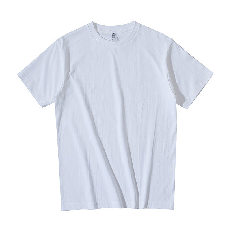 Heavy Industry White Cotton T-shirt Small Neckline Top - Nyaabs