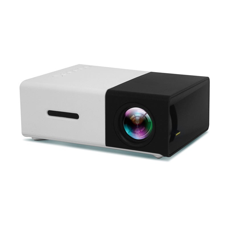 Portable Projector 3D Hd Led Home Theater Cinema HDMI-compatible Usb Audio Projector Yg300 Mini Projector - Nyaabs