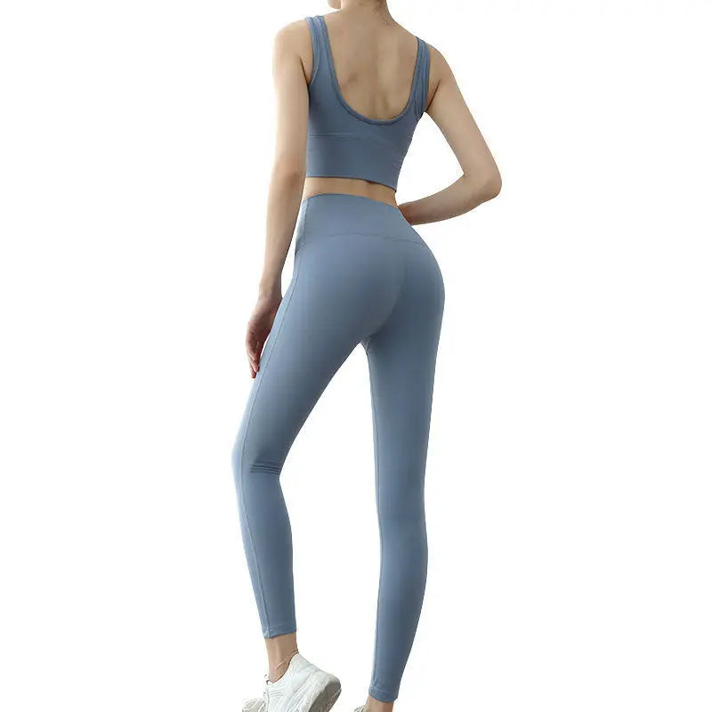 Women's high waist fitness pants hip-lifting yoga pants - Nyaabs