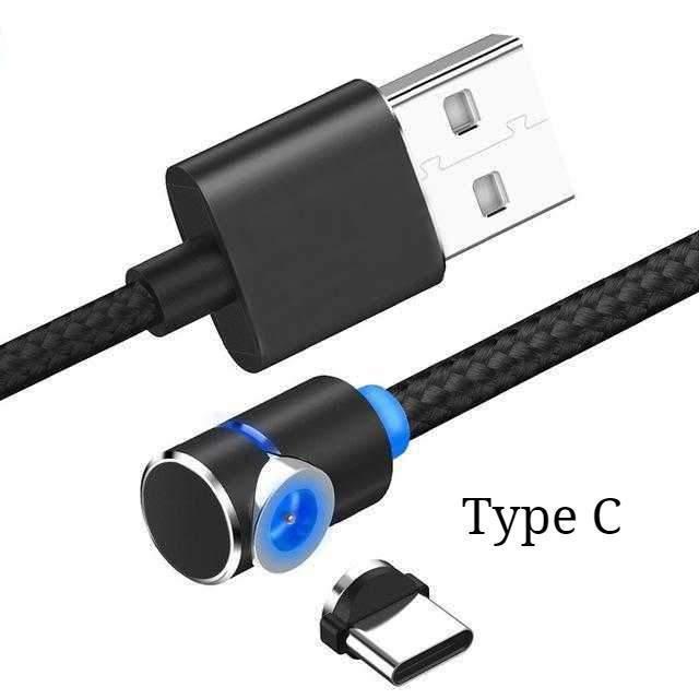 Magnetic Cable LED Magnet Charger Cable USB Cable & USB Type-C USB C - Nyaabs