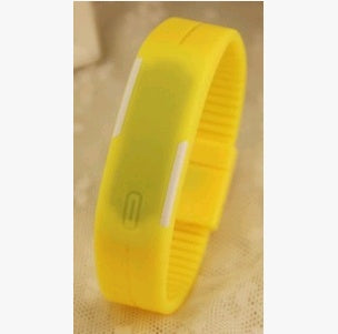 Waterproof LED Bracelet Watch Fashion Sports Watch White Light Touch Screen Electronic Student Watch - Nyaabs