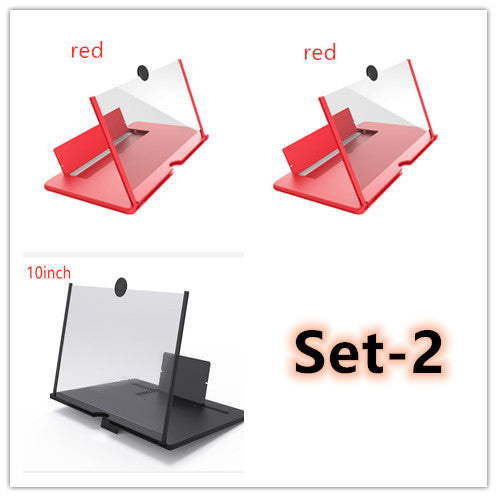 3D Screen Magnifier Signal Booster Mobile Screen Lightweight Foldable Magnifying Glass - Nyaabs