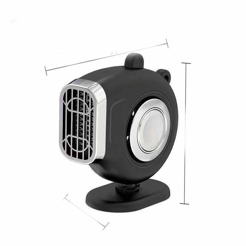 Warm Cold Dual Use Car Low Noise Defog Windscreen Fan Heater Demister Car Heater Fan Heater Window Mist Remover - Nyaabs