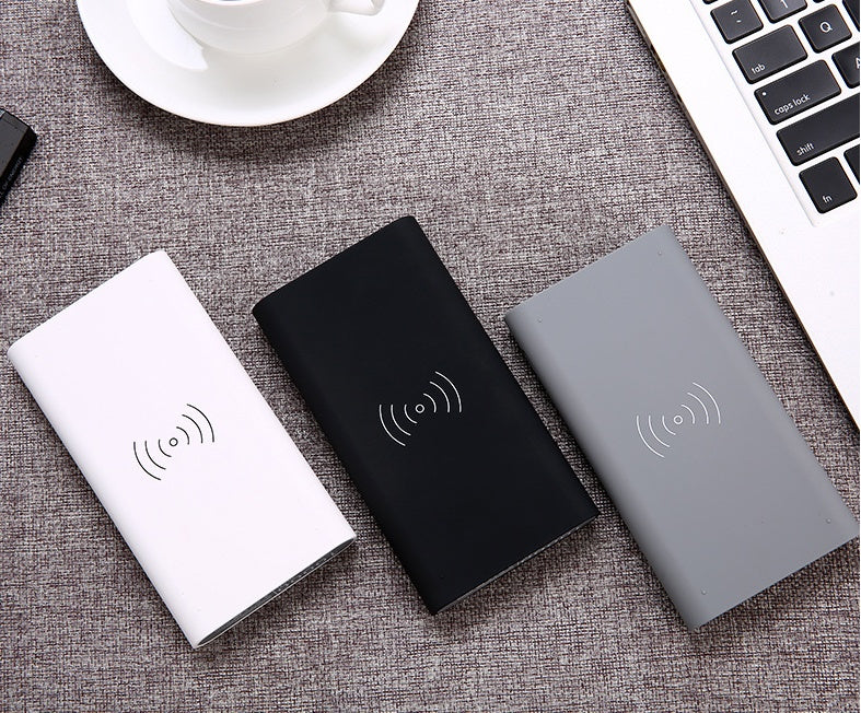 Three in one wireless charging treasure Universal mobile power large capacity charging treasure - Nyaabs