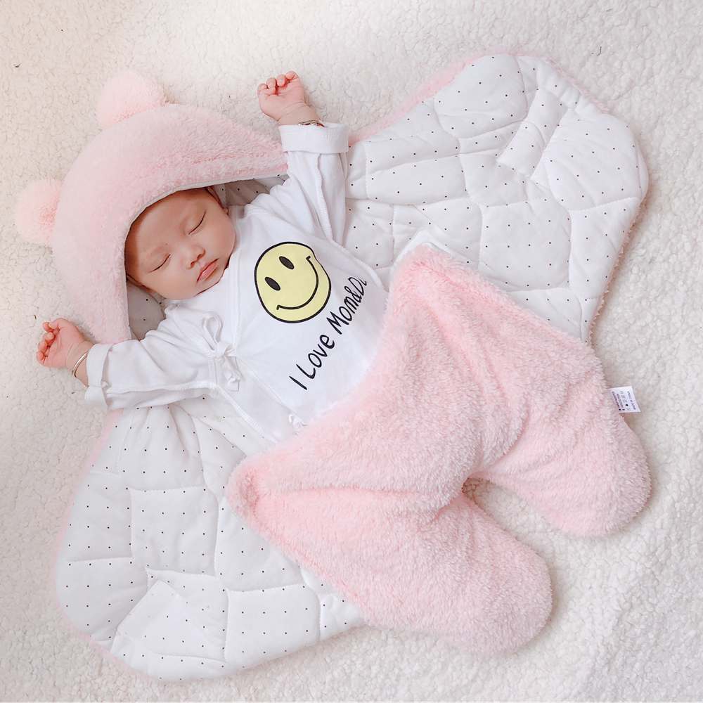 Baby Sleeping Bag Envelope for Newborn Baby Winter Swaddle Blanket - Nyaabs