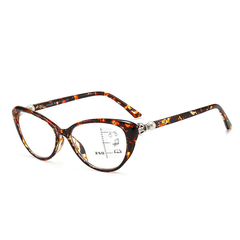 Fashion Cat Eye Presbyopic Glasses Smart Zoom Anti-blue Light nyaabs.com