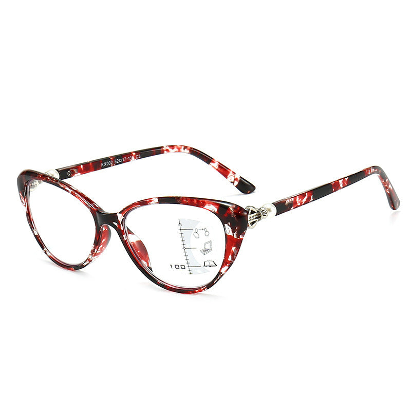 Fashion Cat Eye Presbyopic Glasses Smart Zoom Anti-blue Light nyaabs.com