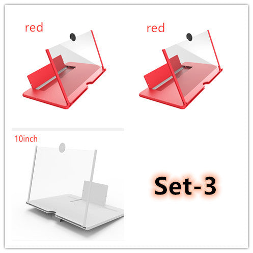 3D Screen Magnifier Signal Booster Mobile Screen Lightweight Foldable Magnifying Glass - Nyaabs