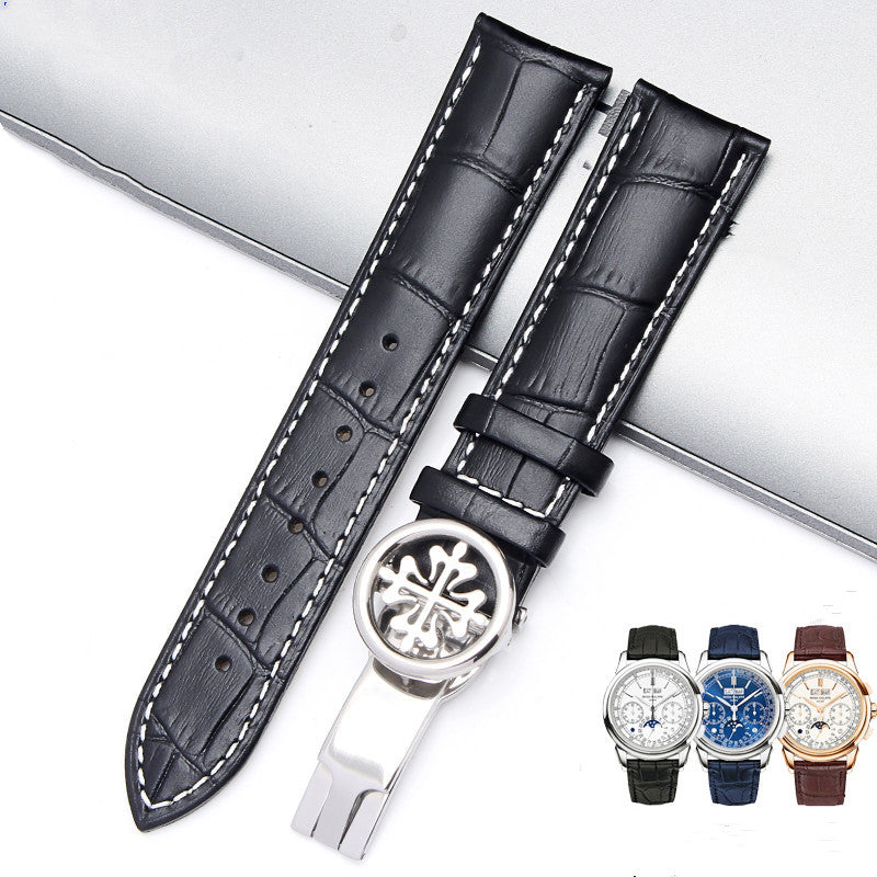 Watch strap with pattern butterfly buckle - Nyaabs