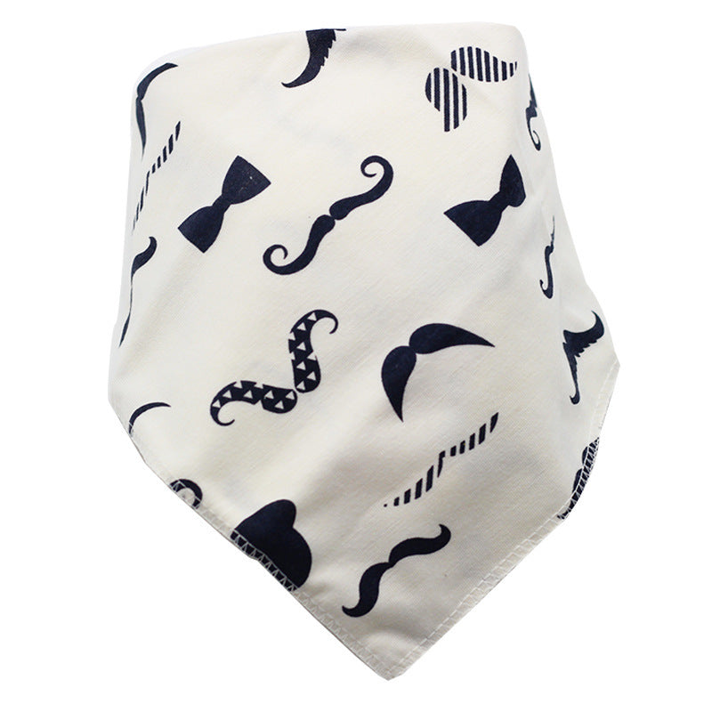 Baby Bibs Waterproof Triangle Cotton Cartoon Child Baberos Bandana Bibs Dribble Bibs Newborn Slabber Absorbent Cloth - Nyaabs