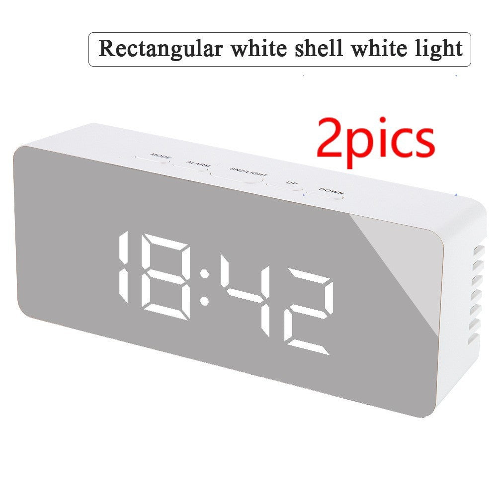 Digital LED multi-function mirror clock - Nyaabs