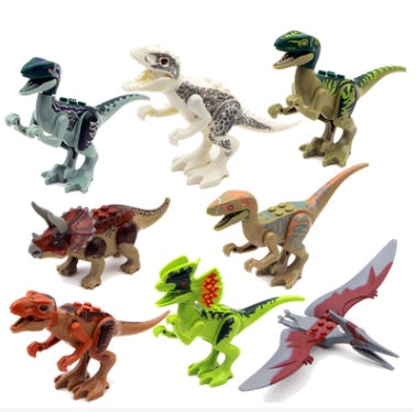 Building Blocks Mini Dinosaur Bricks Figures Kids Toys For Children - Nyaabs