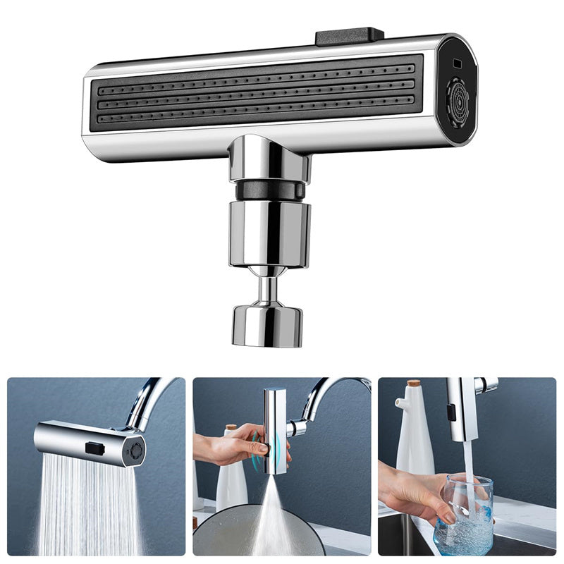 Kitchen Faucet Waterfall Outlet Splash Proof Universal Rotating Bubbler Multifunctional Water Nozzle Extension Kitchen Gadgets nyaabs.com