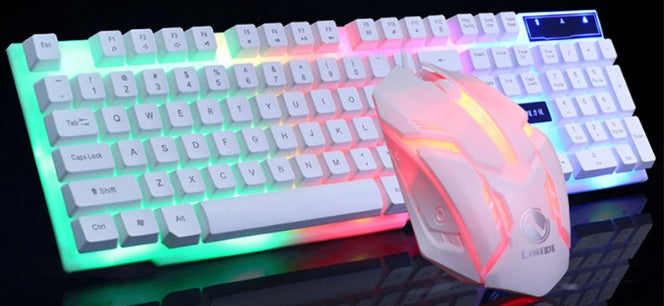 GTX300 Gaming CF LOL Gaming Keyboard Mouse Glowing Set - Nyaabs