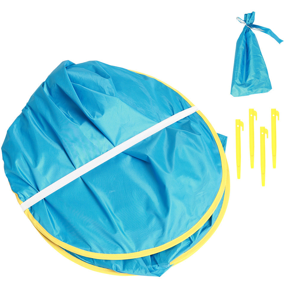 Baby Beach Tent Kids Outdoor Camping Easy Fold Up Waterproof  Up Sun Awning Tent UV-protecting - Nyaabs