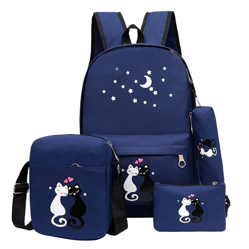 Children's Cartoon Cute Canvas Bag - Nyaabs