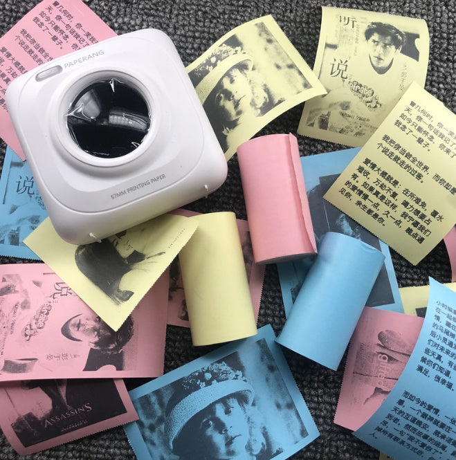 Mini Bliuetooth Wireless Thermal Printer Paper Sticker Label Printer nyaabs.com