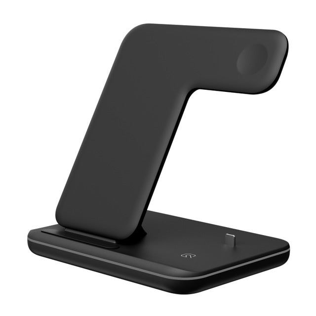 Compatible Mobile Phone Watch Earphone Wireless Charger 3 In 1 Wireless Charger Stand - Nyaabs