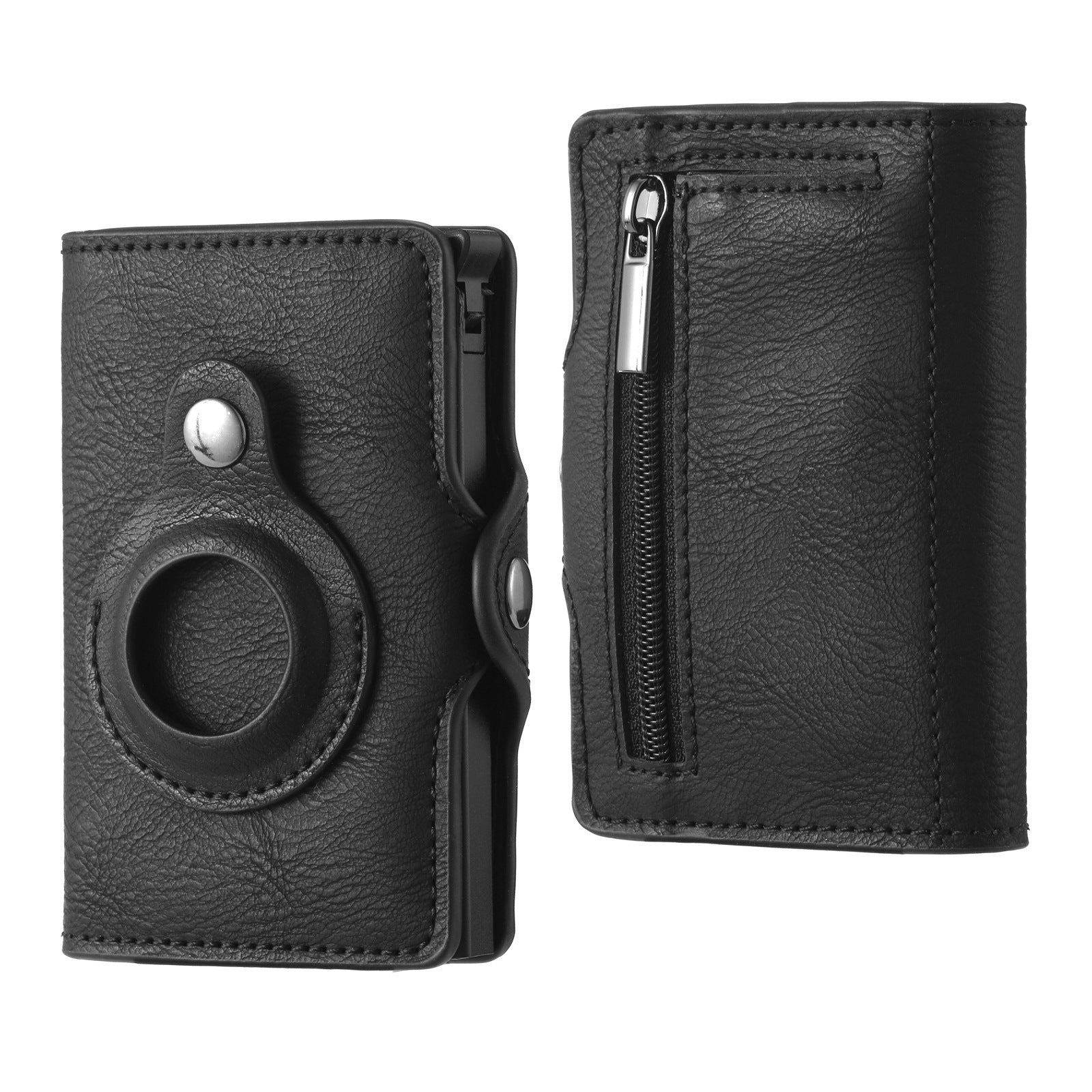 Men's Wallet Tracker Card Clamp Metal Card Holder - Nyaabs