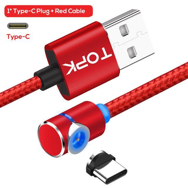 Magnetic Cable Micro Usb Cable 360 Degree Rotate Magnetic Charge Phone Charging Cord Wire - Nyaabs