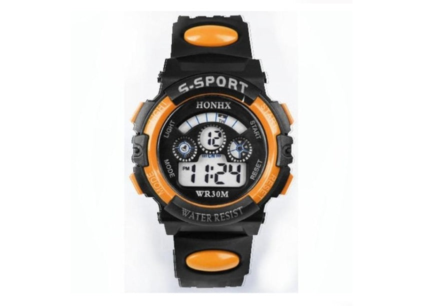 Student electronic watch Multifunctional waterproof LED luminous sports watch - Nyaabs