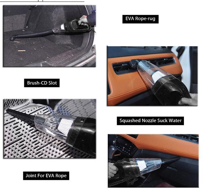 High Power Wet and Dry Vacuum Cleaner Car Vacuum Cleaner Super Suction Haipa Handheld - Nyaabs