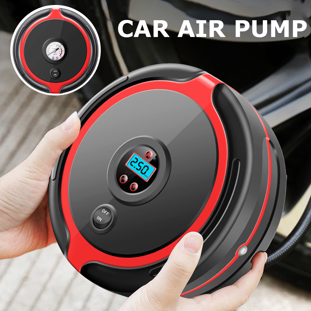 Car Electric Air  260PSI DC 12V Portable Wireless Auto Air Compressor Tire Inflatorr For Automotive Motorcycle Balloon Pumps - Nyaabs