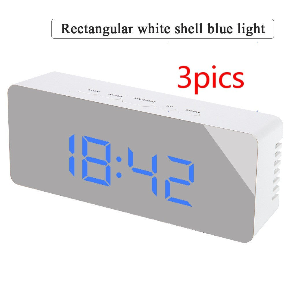 Digital LED multi-function mirror clock - Nyaabs