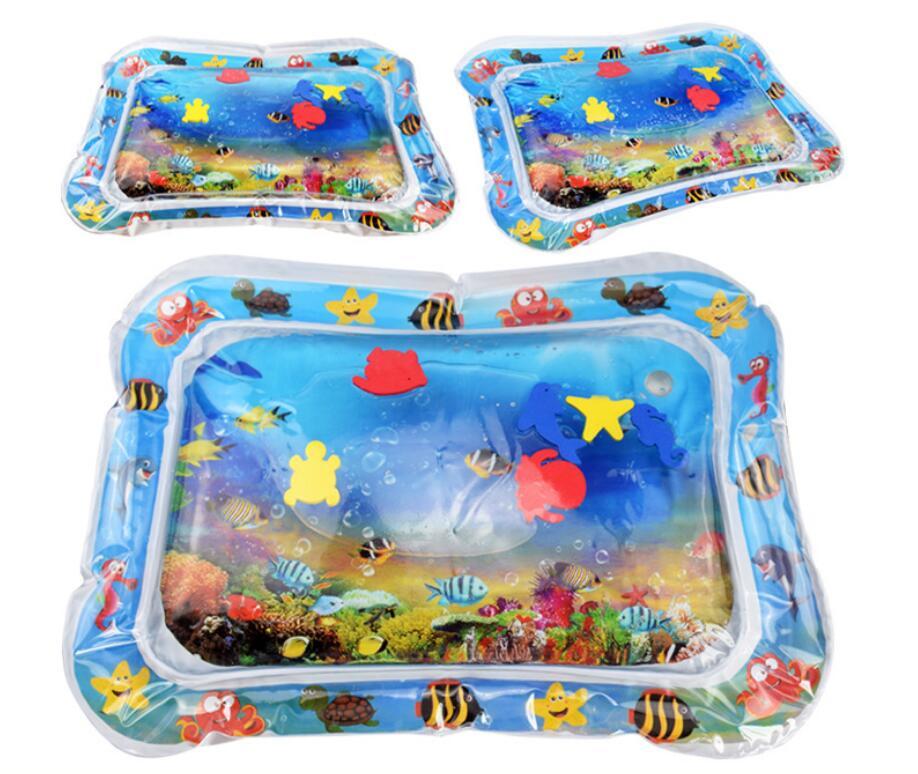 Baby Inflatable Water Mat, Infants Summer Beach Water Mat Patted Pad Water Cushion For Infants Toddlers Summer Activity Play Toys Baby Pillows - Nyaabs