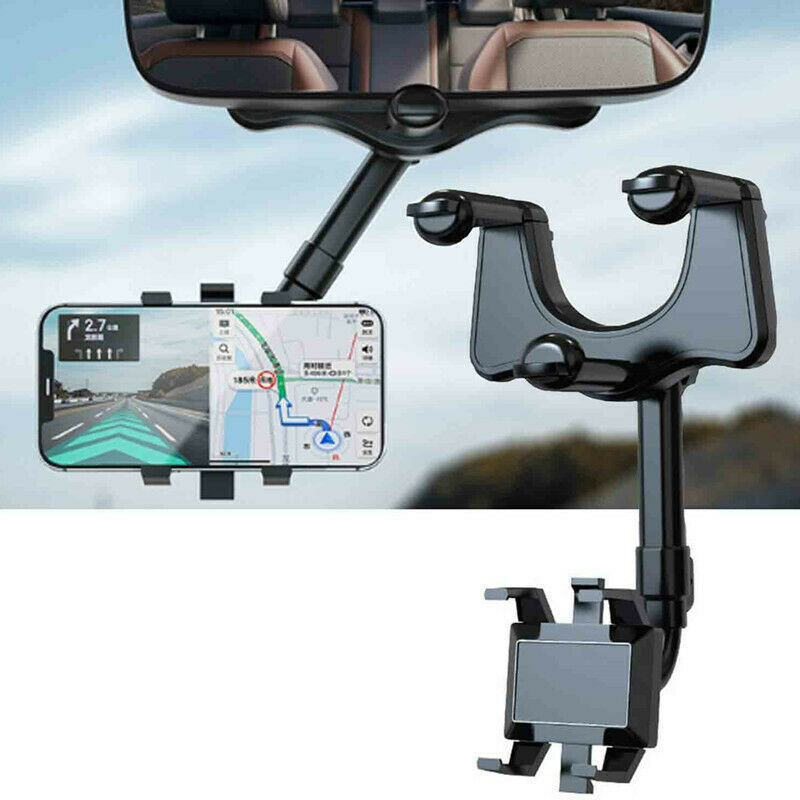 Car Rearview Mirror Swivel Navigation Bracket - Nyaabs