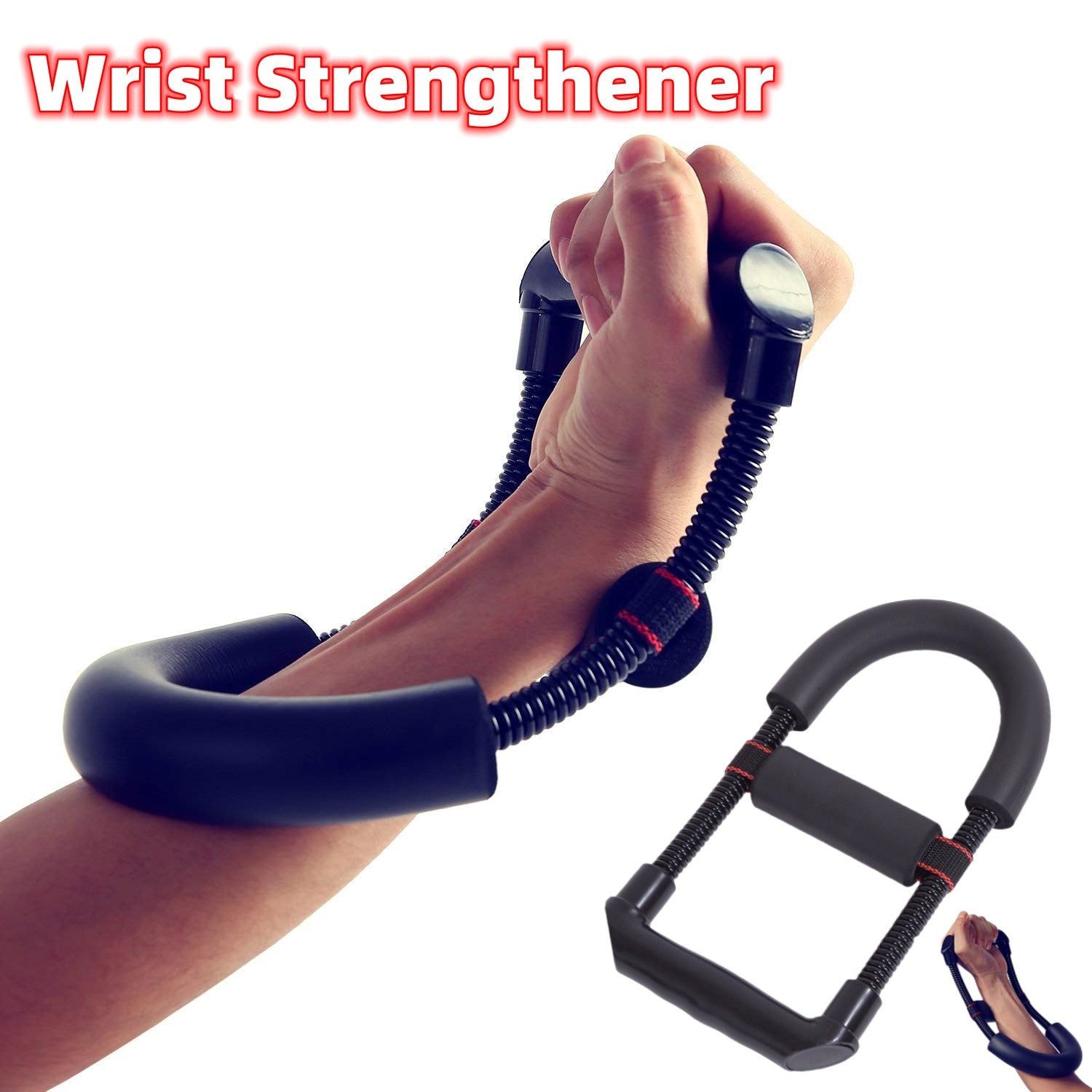 Grip Power Wrist Forearm Hand Grip Arm Trainer Adjustable Forearm Hand Wrist Exercises Force Trainer Power Strengthener Grip Fitness - Nyaabs